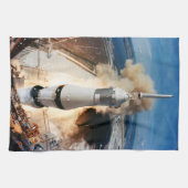 Linge De Cuisine Lancement de la fusée Apollo Saturn V vers la Lune (Horizontal)