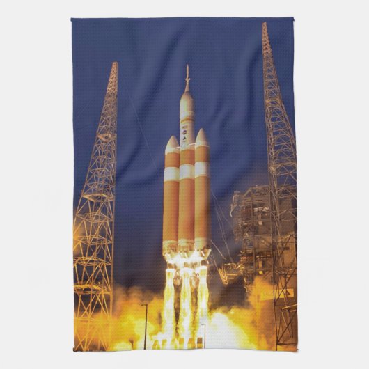 Linge De Cuisine Lancement de la fusée du vaisseau spatial Orion de (Vertical)