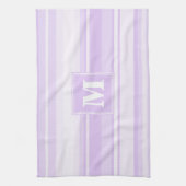 Linge De Cuisine Landes lilas monogrammes (Vertical)