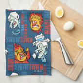 Linge De Cuisine L'ANNÉE SANS Snowtown Showdown SANTA CLAUS™ (Quart Plié)