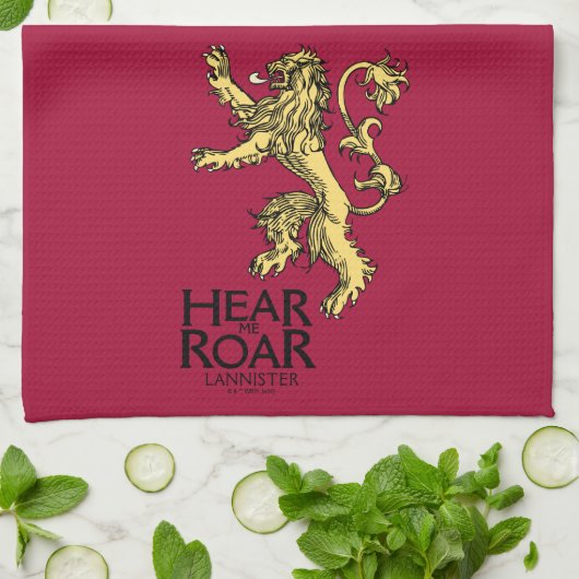 Linge De Cuisine Lannister Sigil - Entendez-Moi Roar (Plié)