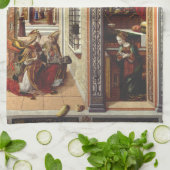 Linge De Cuisine L'Annonciation, avec saint Emidius (Plié)