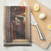 Linge De Cuisine L'Annonciation, avec saint Emidius (Quart Plié)
