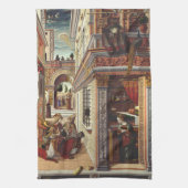 Linge De Cuisine L'Annonciation, avec saint Emidius (Vertical)