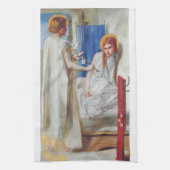 Linge De Cuisine L'Annonciation de Dante Gabriel Rossetti (Vertical)