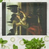 Linge De Cuisine L'Annonciation du Seigneur de Léonard de Vinci (Plié)