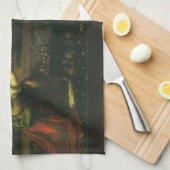 Linge De Cuisine L'Annonciation du Seigneur de Léonard de Vinci (Quart Plié)