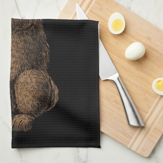 Linge De Cuisine Lapin (Quart Plié)