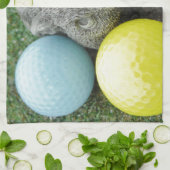 Linge De Cuisine Lapin avec oeuf jaune rose (Plié)