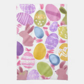Linge De Cuisine lapin avec oeufs de Pâques (Vertical)