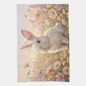 Linge De Cuisine Lapin Blanc (Vertical)
