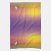 Linge De Cuisine Lapin blanc mignon sur Grassy Hill au lever du sol (Vertical)