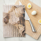 Linge De Cuisine lapin de pâques (Quart Plié)