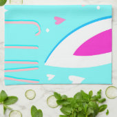 Linge De Cuisine lapin de pâques heureux (Plié)