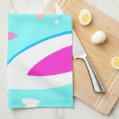 Linge De Cuisine lapin de pâques heureux (Quart Plié)