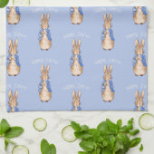 Linge De Cuisine Lapin de Pâques Joyeuses Pâques (Plié)