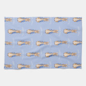Linge De Cuisine Lapin de Pâques Joyeuses Pâques (Horizontal)