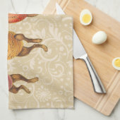 Linge De Cuisine Lapin de Pâques Œufs Dansants (Quart Plié)