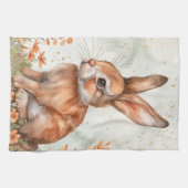 Linge De Cuisine Lapin de printemps mignon (Horizontal)