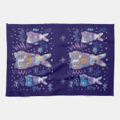 Linge De Cuisine lapin d'hiver (Horizontal)