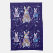 Linge De Cuisine lapin d'hiver (Vertical)