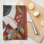 Linge De Cuisine Lapin Folk (Quart Plié)