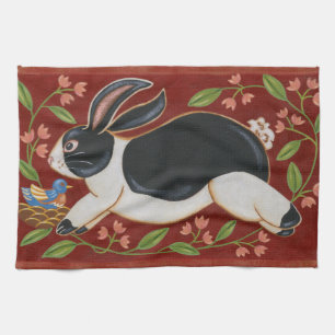 Linge De Cuisine Lapin folklorique