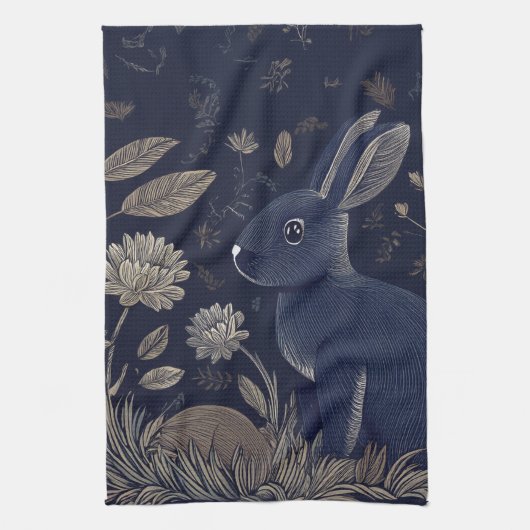 Linge De Cuisine Lapin Whimsical (Vertical)