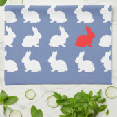 Linge De Cuisine Lapins de Pâques élégants (Plié)