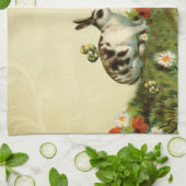 Linge De Cuisine Lapins de Pâques vintages (Plié)