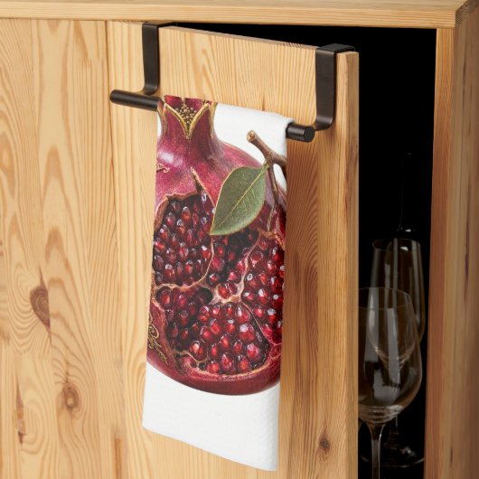 Linge De Cuisine L'Arbre des Secrets de Rubis (Pliage en tiers)