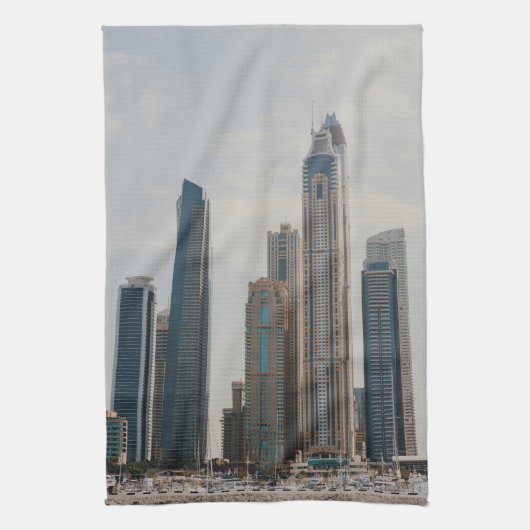 Linge De Cuisine L'architecture de Dubai Marina (Vertical)