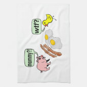 Linge De Cuisine Lard et cauchemar d'oeufs (Vertical)