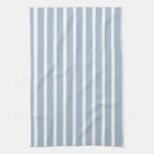 Linge De Cuisine Larges Rayures Bleu Gris Blanc (Vertical)