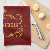 Linge De Cuisine L'argot du pays drôle de Highfalutin (Quart Plié)