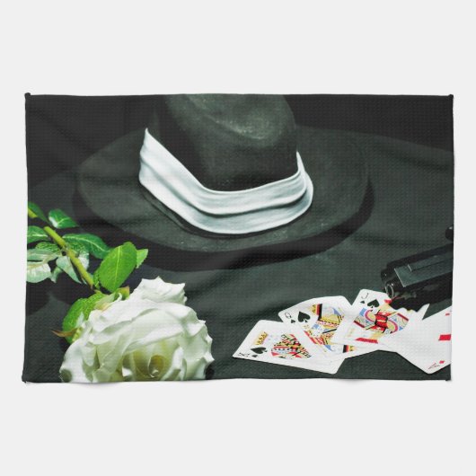 Linge De Cuisine L'arme à feu de bandit de tisonnier s'est levée (Horizontal)