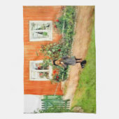 Linge De Cuisine Larsson - Brita avec chat et sandwich (Vertical)