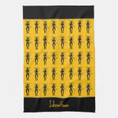 Linge De Cuisine L'Art Africain, Guitaristes Silhouette (Vertical)