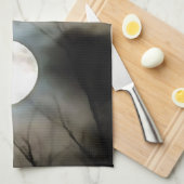 Linge De Cuisine L'art céleste de la lune d'hiver (Quart Plié)