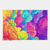 Linge De Cuisine L'Art Cloudscape coloré (Horizontal)