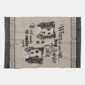 Linge De Cuisine L'art de Collie quand tout échoue (Horizontal)