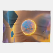 Linge De Cuisine L'art paysagère de la lune (Horizontal)