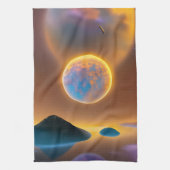 Linge De Cuisine L'art paysagère de la lune (Vertical)