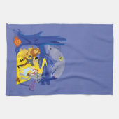 Linge De Cuisine L'Assistant D'Oz™ | Forêt hantée d'Halloween (Horizontal)