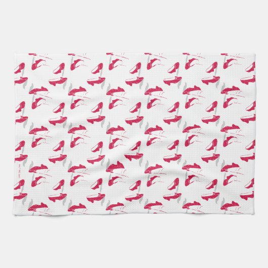 Linge De Cuisine L'Assistant D'Oz™ | Motif Ruby Slippers™ (Horizontal)