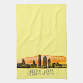 Linge De Cuisine Latitude Austin Skyline (Vertical)