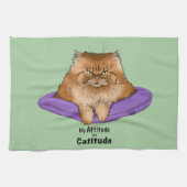 Linge De Cuisine L'attitude a une Catitude (Horizontal)
