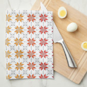 Linge De Cuisine Latvian Morning SUN motif géométrique IV (Quart Plié)