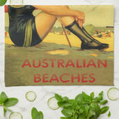 Linge De Cuisine L'Australien vintage échoue l'affiche (Plié)