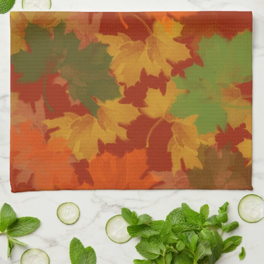 Linge De Cuisine L'automne part Thanksgiving (Plié)